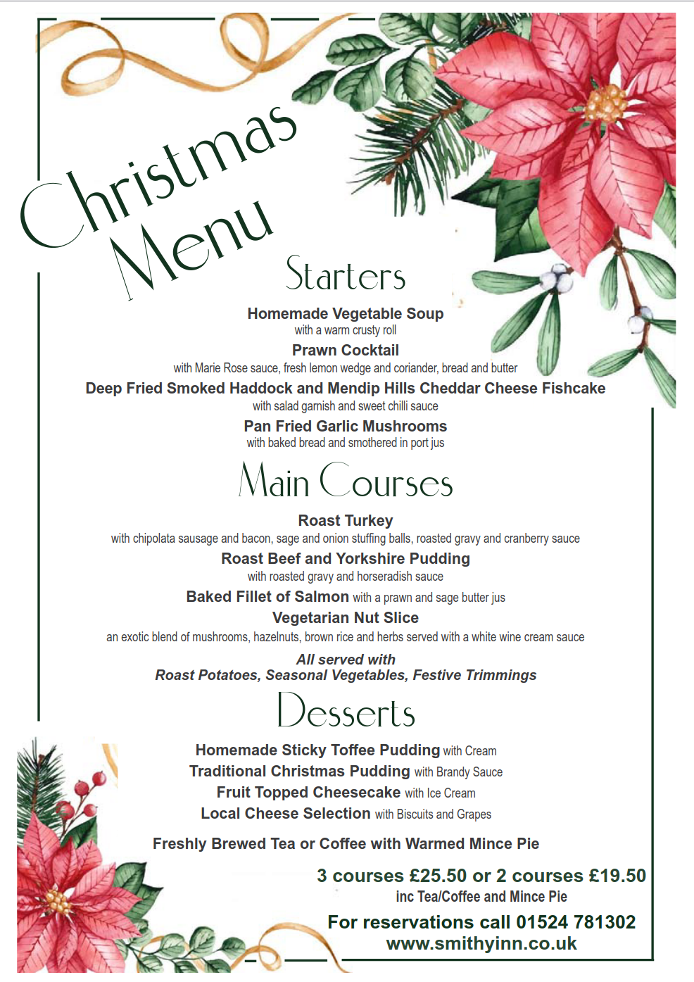 Smithy Menu